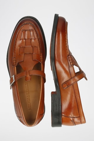 Salomés en cuir Gianna 4 - Marron