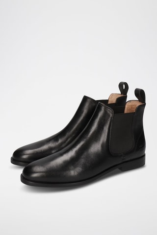 Bottines Chelsea en cuir Susan - Noir