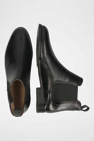 Bottines Chelsea en cuir Susan - Noir