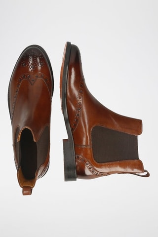 Bottines Chelsea en cuir Selina 29 - Camel