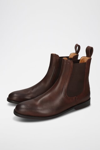 Bottines Chelsea en cuir Susan 100 - Marron