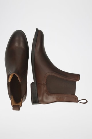 Bottines Chelsea en cuir Susan 100 - Marron