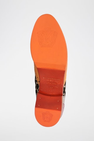 Bottines Chelsea en cuir et nubuck Selina 29 - Ecru et camel