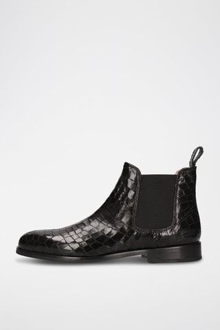 Bottines Chelsea en cuir - Noir