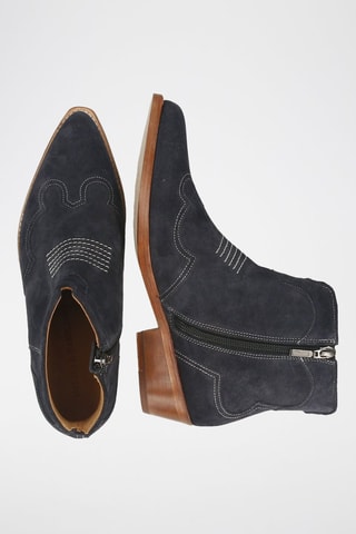 Bottines en cuir Shyla - Bleu marine