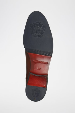 Bottines Chelsea en croûte de cuir Susan - Marron