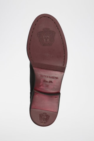 Bottines Chelsea en cuir Sally - Noir