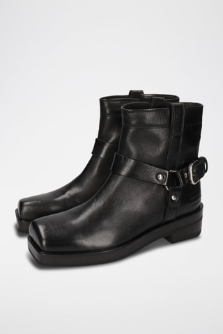 Bottines en cuir Sadie - Noir