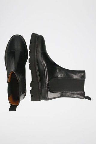 Bottines Chelsea en cuir Sybill - Noir