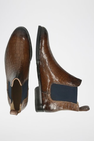 Bottines Chelsea en cuir Susan - Marron clair