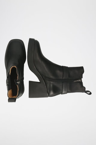 Bottines en cuir Paisley - Noir