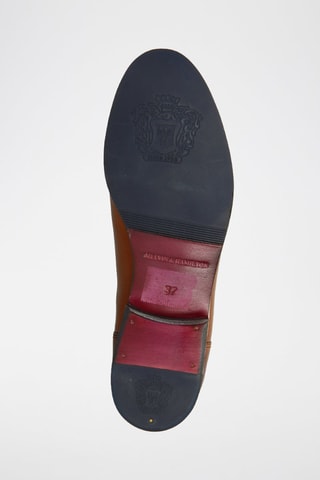 Bottines Chelsea en cuir Sally - Beige