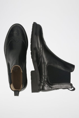 Bottines Chelsea en cuir Selina - Noir