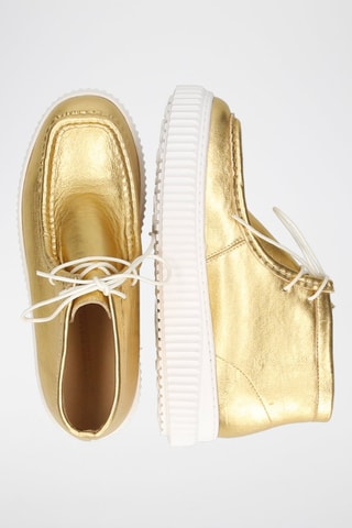 Bottines en cuir Diana - Doré