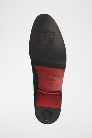 Bottines Chelsea en cuir Susan - Vert foncé