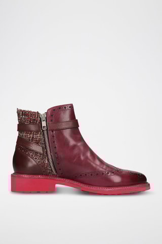 Bottines en cuir Selina - Violet