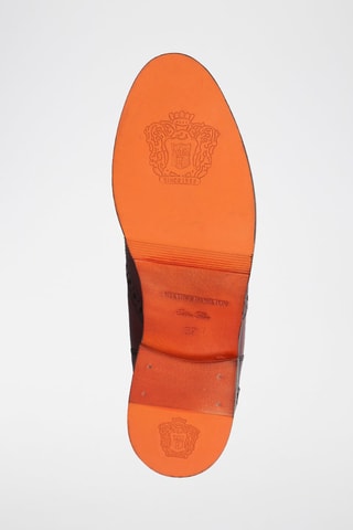 Bottines Chelsea en cuir Selina - Bordeaux