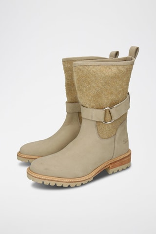  Bottines en cuir Gina 3 - Beige 