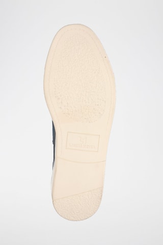 Baskets en cuir Jaxson - Bleu gris et blanc