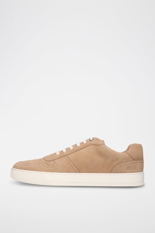 Baskets en cuir Jesper - Beige et blanc