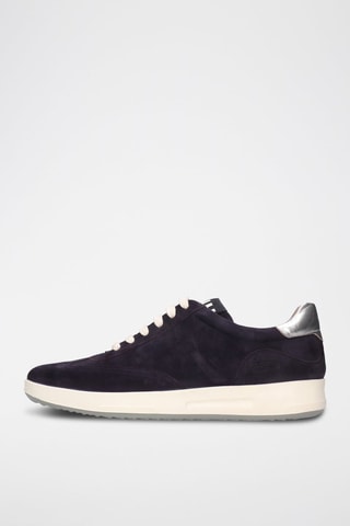 Baskets en nubuck Luca 1 - Bleu marine