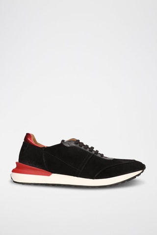 Baskets en cuir nappa Rocco - Noir