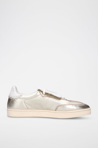 Baskets en cuir Milani - Argenté