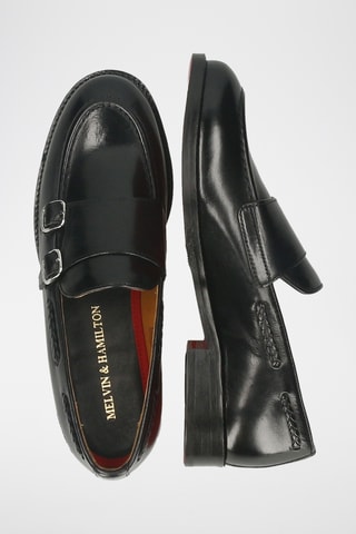 Mocassins en cuir Regine - Noir