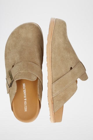 Sabots en nubuck Ken - Taupe