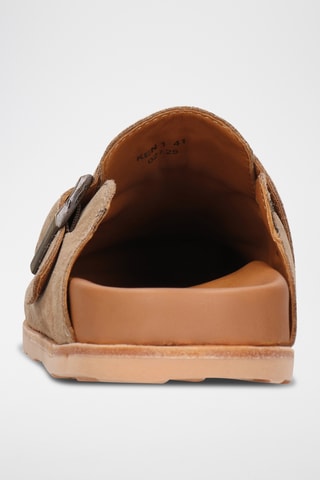 Sabots en nubuck Ken - Taupe