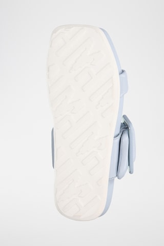 Mules en cuir de mouton Amara - Ciel