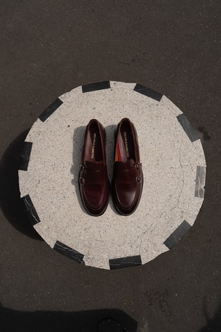 Mocassins en cuir Regine - Bordeaux - VISUS A MODIFIER