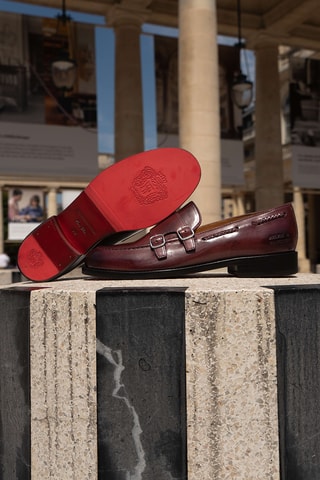 Mocassins en cuir Regine - Bordeaux - VISUS A MODIFIER