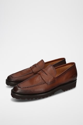 Mocassins en cuir Corentin - Marron