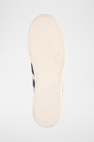 Baskets en cuir Rocky - Gris et écru