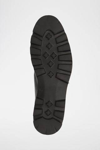 Mocassins plateformes en cuir Matthew - Noir