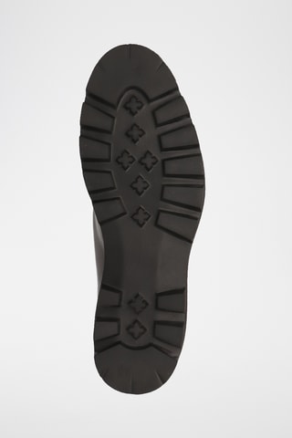 Richelieus plateformes en cuir Matthew - Bordeaux