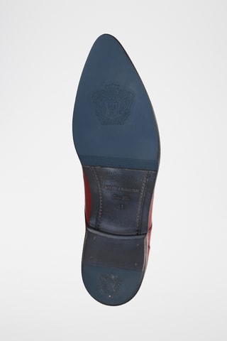 Derbys en cuir Toni - Rouge