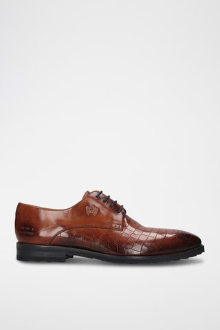 Derbys en cuir Flynn - Marron