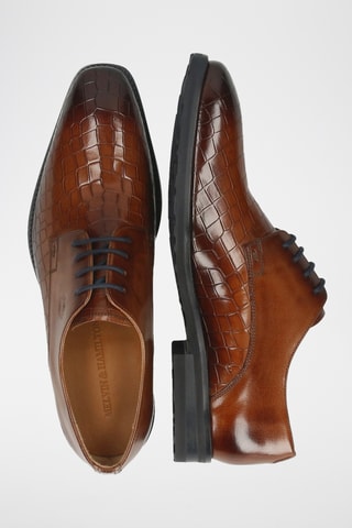 Derbys en cuir Flynn - Marron