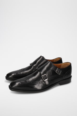 Derbys à boucles en cuir Martin - Noir