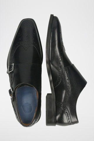 Derbys à boucles en cuir Martin - Noir