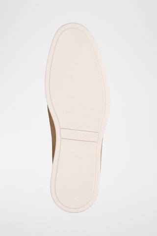 Chaussures bateau en nubuck Earl - Beige