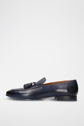 Mocassins en cuir Clive - Bleu marine