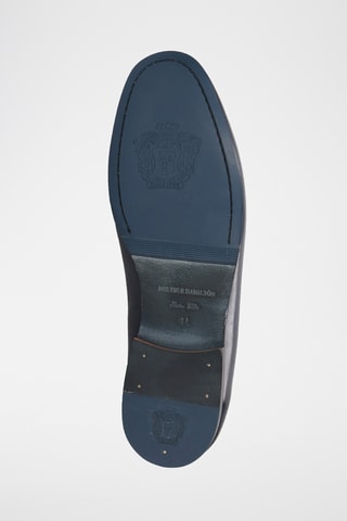 Mocassins en cuir Clive - Bleu marine