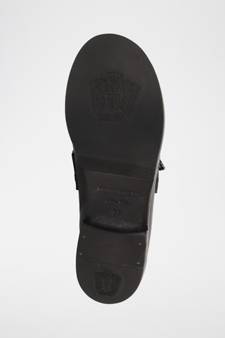 Mocassins en cuir verni Valeska - Noir - VISUS A MODIFIER