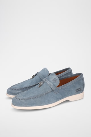 Mocassins en nubuck Earl - Ciel