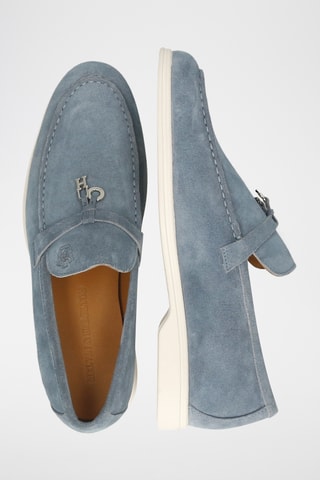 Mocassins en nubuck Earl - Ciel