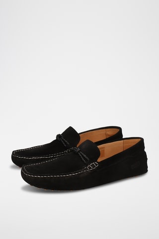 Mocassins en nubuck Nelson - Noir