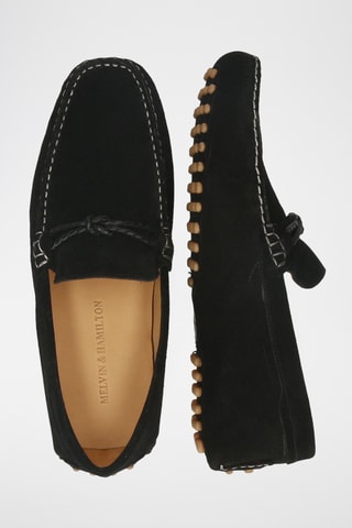 Mocassins en nubuck Nelson - Noir